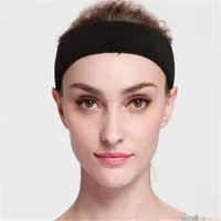 NUEVO Algodón Mujeres Hombres Sport Sweat Sweatband Diadema Yoga Gym Stretch Head Band Hair Envío gratis
