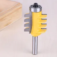 8mm Shank T Groove Cône Tenon Fraison Cutter Doigt Joint Glue Routeur Bit Outils Power Torking Charpentier Fraison Cutter