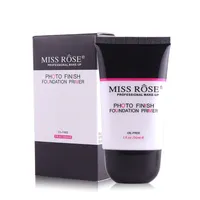 Miss Rose Photo Finish Foundation Primer voor vette huid Olievrije Smooth Luste Facial Makeup Base Professional Face Make-up