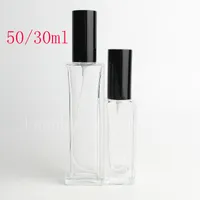 10 ml 30 ml 50 ml Square Parfums Pulvérisateur Brosse À Verre Contenant Clair Parfum Maquillage Réglage Vaporisateur Verre Atomiseur Bouteilles