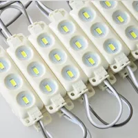 3 LED-lampor Super ljusstyrka Vit varm vit LED-modul Ljus DC 12V Vattentät IP65 Injektionsmodullampa 5730 SMD LED-teckenljus