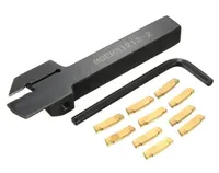 High Quality MGEHR1212-2 12x12x100mm Grooving Tool Holder with 10pcs MGMN200 Insert Blade for 2mm Cut