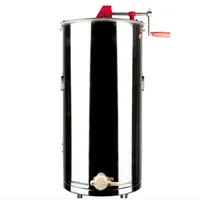 2018 Wholesale 39.5 x 75cm 2-Frame Manual Stainless Steel Honey Extractor Silver Insect box Manual honey machine