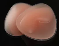 Sexy Women Breast Pads 10cmx10cmx2cm Tamaño Silicona Sujetador de gel Inserciones invisibles Push Up Bra Insertar Bra Bra Breastage Triangle Pads Enhancer