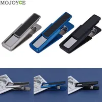 Latest Stainless Steel Alloy Mens Money Clip Wallet Women Slim Metal Money Holder Couple Safe ID Card Clip Clamp for Money
