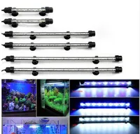 عالي الجودة 25-55 سم عن بعد ملونة LED LED Aquarium Light Fish Fish Lamp 5050 RGB Submersible Lights Free