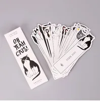 30 PCS Cute Cat Paper Bookmarks Read Indexes Card Bookmark Cartoon Animal Labels Supply Stationery Gift for Kids