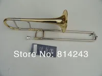 BACH Brand New Alto Trombone Surface Gold Lacca Placcato E Piano Studente Plat Horn Nice Sound Tuba Strumento