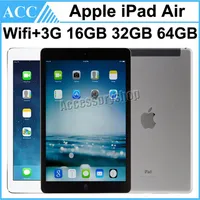 Rinnovato originali per iPad Air iPad 5 WIFI + 3G Cellular 16GB 32GB 64GB 128GB 9,7 pollici Retina IOS Dual Core A7 chipset Tablet PC 1pcs