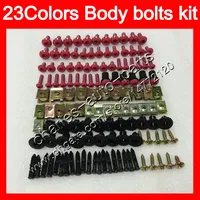 Fairing bolts full screw kit For HONDA CBR600F4 99 00 99-00 CBR600 F4 CBR 600 F4 CBR 600F4 1999 2000 Body Nuts screws nut bolt kit 25Colors