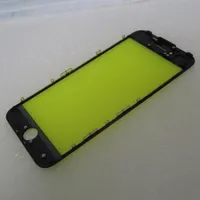 100% original tela de toque de vidro + lcd frame para iphone 7 frente vidro frio imprensa lente reparação substituição