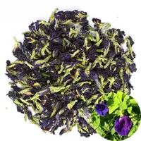 العضوية المجففة الفراشة نقية زهور البازلاء ، الطبيعية البظر ternatea الأعشاب الشاي الأزرق بالجملة ، أعلى درجة
