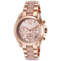 Модные повседневные женские кварцевые часы, м-6066, розовое золото, нержавеющая сталь, водонепроницаемые часы, высокопрочное износостойкое минеральное стекло: высокое качество