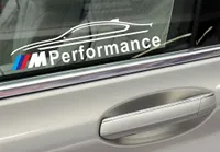 성능 로고 BMW E34 E36 E39 E53 E60 E90 F10 F30 M3 M5 M6 Car 스타일링을위한 Rearview Mirror Car Stickers 장식