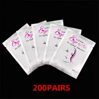 200 Pairs Kirpik Uzatma Kağıt Yamalar Kadınlar Aşılı Göz Çıkartmalar Altında Göz Pedleri Kirpik İpuçları Sticker