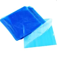 200pcs Safety Disposable Hygiene Plastic Clear Blue Tattoo Machine Cover Bags For Protect Tattoo Machine Supply