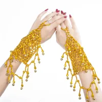 2 Color barato Jewelries Elástico India Danza Traje Accesorios Danza Del Vientre Pulsera Para Las Mujeres