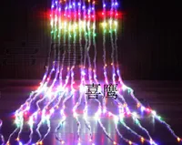 336led ضوء الستار 3 متر * 3 متر شلال أضواء عيد الميلاد لوسيس decorativas جارلاند luminaria الديكور ستائر مصابيح للماء
