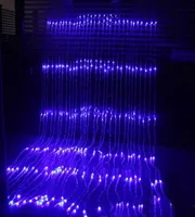 Wasserfall Vorhang Lichter LED Eiszapfen String Licht Hochzeit Home Weihnachten Kulissen Dekoration Kupferdraht LED lampe perlen festliche dekor