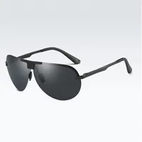 2020 클래식 남성 선글라스 브랜드 디자이너 여행 개구리 남성 양질 안경 클래식 무테 남성 편광 운전은 고글 선글라스