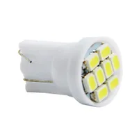 100X de alta calidad blanco T10 8 SMD 1206 8LED 8Smd 194 168 192 Auto Car Side Light Bulb 194 168 W5W LED Wedge Lamp 12V wholesale