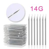 10PCS Tattoo Supply Accessories 14G 16G 18G 20G Piercing Needles Series Disposable Sterile Body Puncture Needle Assorted Ear Nose Navel Nipple