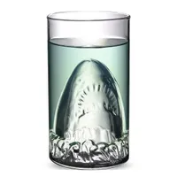 Personalità Creativa Spirito divertente Grande squalo fatto a mano in vetro Birra Vino rosso Bicchiere Bicchiere Bicchiere da bar Bicchiere vetreria 300ML
