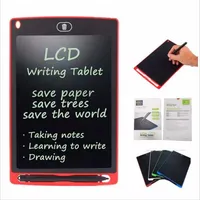 8.5 pouces LCD Tablette Tablette Tablette Tableau de dessin noir Tableau d'écriture manuscrite avec stylo amélioré pour cadeau de bureau enfants One Butt Electronic 5Couleur