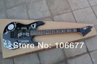 EL ccsme Free Shipping + Guitar Factory + KH-2 Ouija Kirk Hammett Cynthia Custom Shop Guitarra eléctrica negra Guitarra caliente En stock