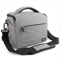 DSLR Camera Bag Fashion Polyester Shoulder Bag Camera Case For Canon Nikon Sony Lens Pouch Bag Waterproof Photography Photo