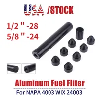 USA Stock Aluminium Kraftstofffilter 1x6 Auto Lösungsmittelfalle 1/2-28 NAPA 4003 WIX 24003 Autofilter Teile RS-SIVE017