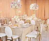 Alta qualità ULTIMO CENTER CENTER PEORS Wedding Table Bullpieces Decorazione Flower Stand Decorative Gold Vasi per il matrimonio