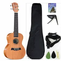 Tenor ukulele katı üst maun 26 '' ukulele aksesuarları ile gig çantası