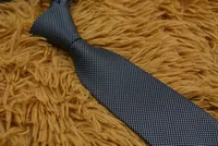 Moda hombres corbatas de seda corbata para hombre corbata hecha a mano boda boda carta corbatas Italia 14 estilo de raya de negocios con caja L006