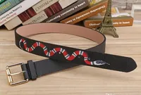Hot vente de ceinture qualité ceintures pour hommes design de luxe boucle en or de haute qualité en cuir véritable ceinture homme pour bracelet serpent comme cadeau