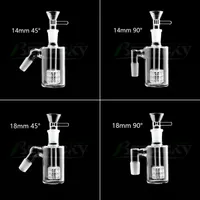14mm 18mm Glass Ash Catchers With Glass Bowls 45 90 Degrees Ashcatcher Ash Catcher Tire Percolators For Glass Water Bongs Oil Dab Rigs