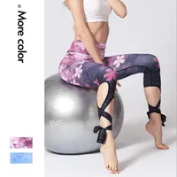 Neue euroamerikanische 9-Punkt-Yoga-Hosen mit weiblichem Aufdruck und schnelltrocknender luftdurchlässiger Fitnesshose