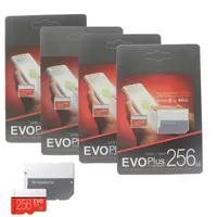 무료 SD 어댑터 DHL 1 일 파견 Freeship의 20PCS 2020 EVO 플러스 256기가바이트 1백28기가바이트 64기가바이트 32기가바이트 TF 메모리 카드 클래스 10 플래시