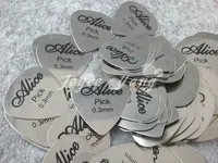 30pcs Heart Shape Heavy 0.3mm Guitar Picks Stainless Steel Guitar Bass Picks Free Shipping Wholesales