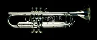 Jüpiter JTR700 Bb Trompet Yüksek Kalite Pirinç Gümüş Kaplama Enstrüman Trompet Durumda Aksesuarları ile Ücretsiz Kargo