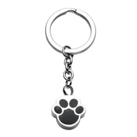 Kremacja zwierzaka wisiorek Urna Naszyjnik/kluczowy łańcuch pamiątkowy Puppy Dog Paw Ashes Key Ring Biżuteria