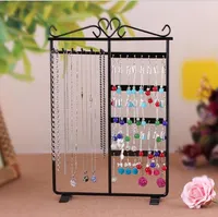 Metal Necklace Earring Packaging Display Jewelry Stand Holder Rack For Fashion Gift Craft 1pcs/lot DS5 Free Shipp
