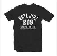 Mode Kleding 3D Print Nate Diaz T-shirt - Diaz broer Nick Money Fight im Niet verrast Conor McGregor UFC MMA T-shirt DX06