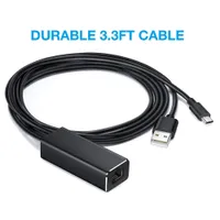 Voor Chromecast Ethernet Adapter USB 2.0 naar RJ45 voor Google voor Chromecast 2 1 Ultra Audio TV Stick Micro USB-netwerkkaart