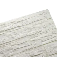 KAKUDER 3D Brick Wallpaper PE Foam Wallpaper SelfAdhesive Panels Room Decal Stone Decoration Embossed 6030cm drop 323Z8605677