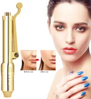 Multi shoot Gold Hyaluron caneta para lábio anti rugas, levantando sem agulha máquina de beleza meso arma injeção de lábio com prisão de nariz de alta pressão