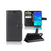 Per Huawei P50 Pro Y7 2019 Y7 Prime 2019 Litchi grano Premium PU Flip Portafoglio portafoglio con porta carte
