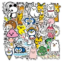 36pcs / Lot bonito estilo japonês Stickers animal para a água dos desenhos animados garrafa portátil de bagagem geladeira Telefone Car Crianças DIY Toy Vinyl Decal