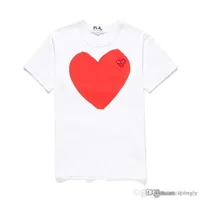 2018 COM Best Quality White des 1 Divergence Heart print Big Heart Contain Little Heart قرار سريع F / S