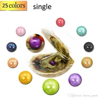 Meerwasserperlen in Austern 25 Farben Perlen Austernperlen mit Vakuumverpackung Luxusschmuck Geburtstagsgeschenk für Frauen